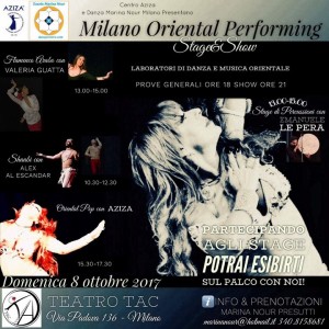 milano oriental performing